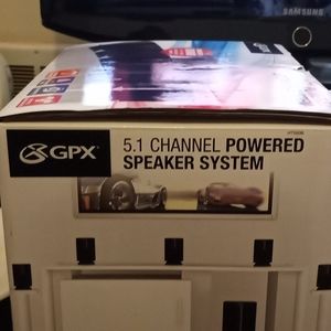 GPX 5.1 CHANNEL POWERED SPEAKER SYSTEM
